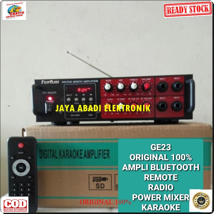 G23 POWER AMPLI BLUETOOTH REMOTE MIXER MIXING KARAOKE BLUETOT AMPLIFIER AC DC USB MP3 PLAYER SOUND AUDIO PRO PROFESIONAL AUX DJ ACARA METING MEETING PORTABLE ECHO WIRELESS SPIKER SPK SPEKER MMC PENGERAS SUARA SOUND BEST VOKAL ARTIS MAXSIMAL SPEAKER PASIF