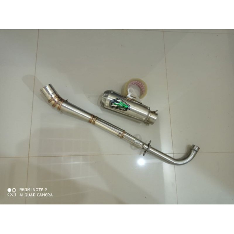 KNALPOT RACING JRM VEGA ZR . KNALPOT VEGA ZR RACING . KNALPOT BEBEK KOLONG DORR