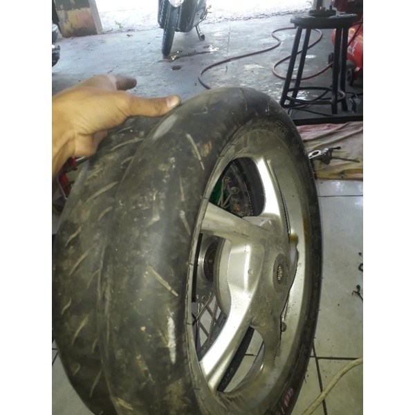 velg belakang mio m3/z/s/fino125/soulgt125/xride125 Bekas