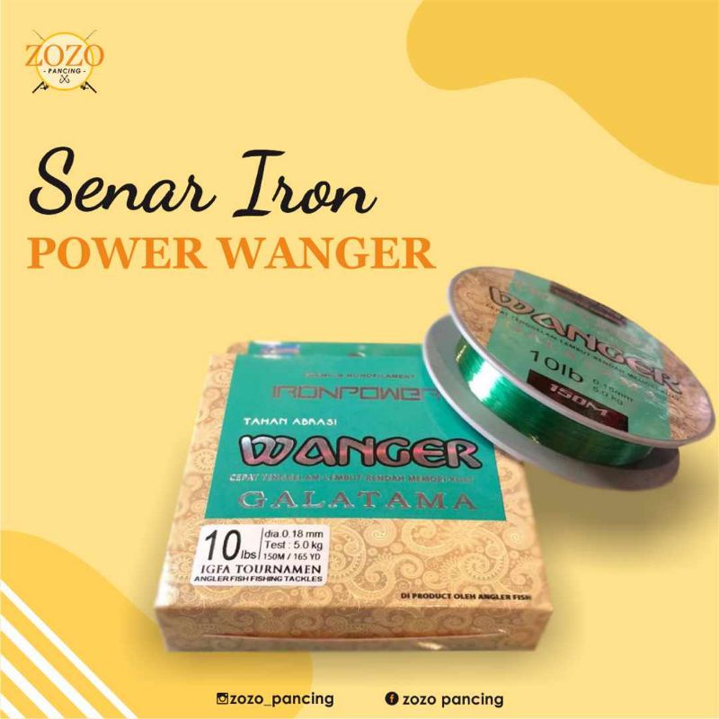 SENAR PANCING IRON POWER WANGER 150M