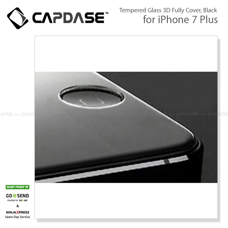 Capdase Original Premium Tempered Glass 3D Full Cover 0.2mm for iPhone 7 / 7 Plus