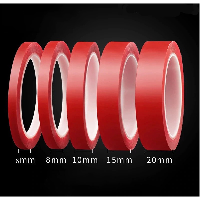 

Double Tape Bening Gel Transparan 6 mm X 10Meter