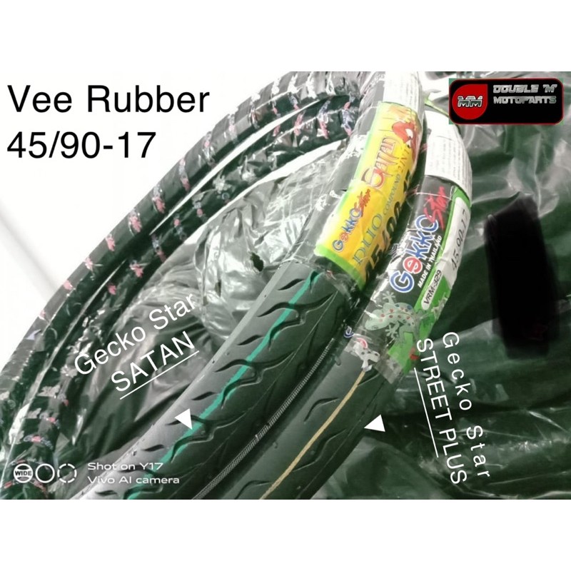 Ban Vee Rubber Gekko Star Satan Street Plus 45 90 17 Include Ban Dalam VeRuber VeeRubber