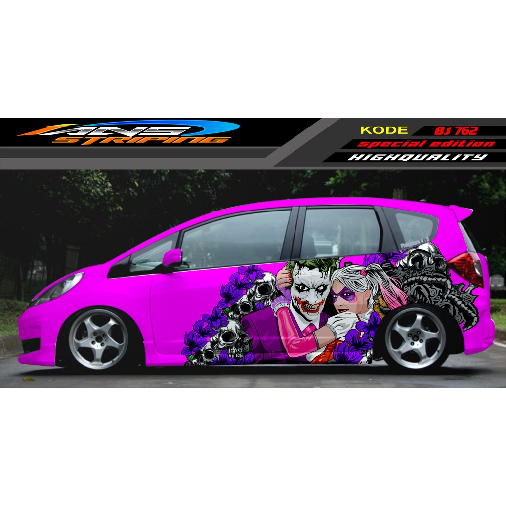 DECAL STIKER MOBIL HONDA BRIO AGYA JAZZ AVANZA YARIS / DECAL STICKER MOBIL JAZZ / STIKER MOBIL