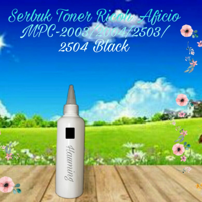 Serbuk Toner Ricoh Aficio MP C2003 C2004 C2503 C2504 C3003 C3503 C4503 C5503 C6003 SP Black 1x Isi