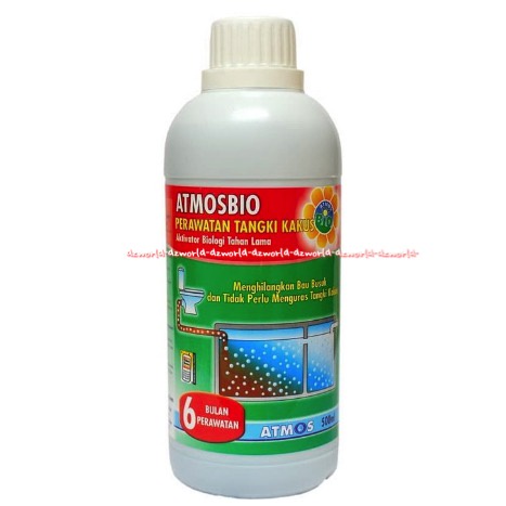 Atmosbio Septic Tank Mampet Tangki Kakus 500ml untuk merawat septik tank agar tidak berbau busuk Atmos Bio Septip Tang Atmossbio