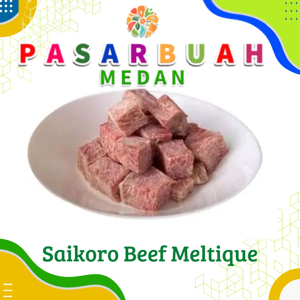 

Distributor SAIKORO BEEF MELTIQUE CUBES STEAK 2cm x 2cm Pack 250 Gram - Pasar Buah Medan