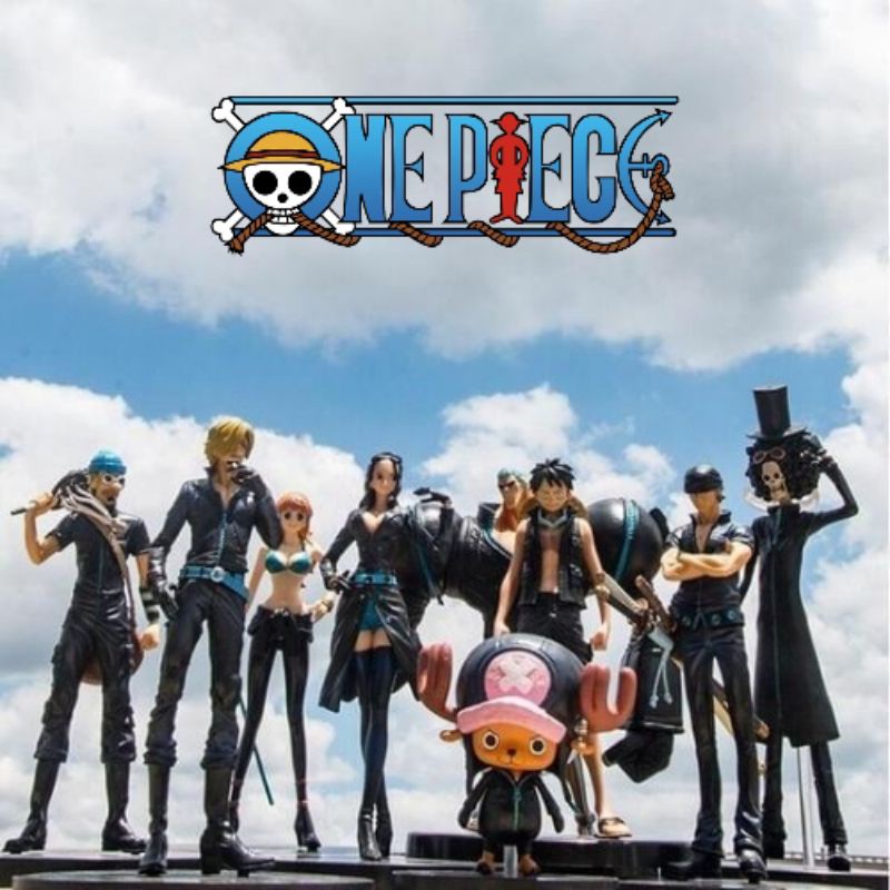 ACTION FIGURE SET ONE PIECE GOLD MOVIE 9 CREW