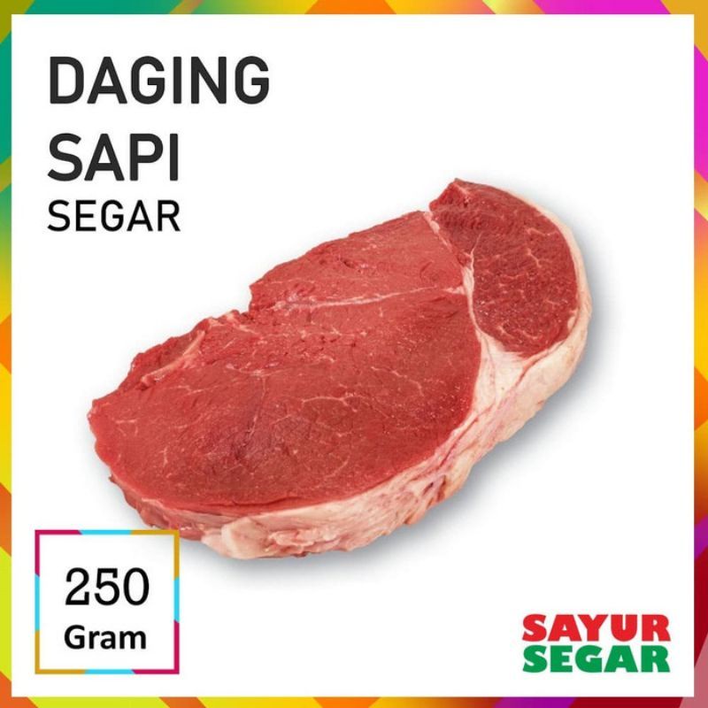 

250 gram daging sapi segar fresh