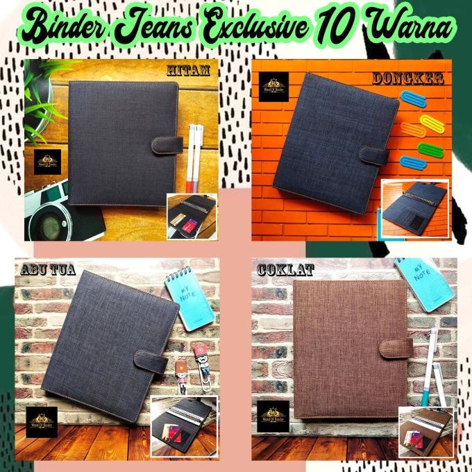 

Binder Jeans Exlcusive Warna - Warni A5 (20Ring) Dan B5 (26Ring) Terlaris