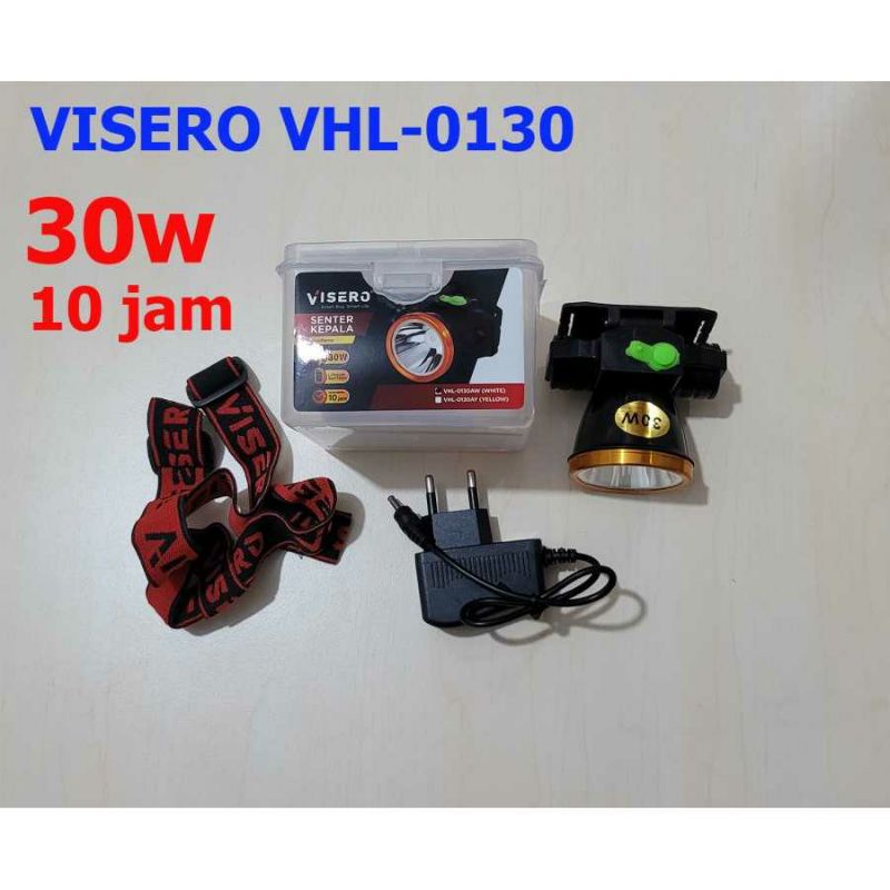 Senter kepala visero 30 watt vhl-0130 / headlamp cas senter lampu
