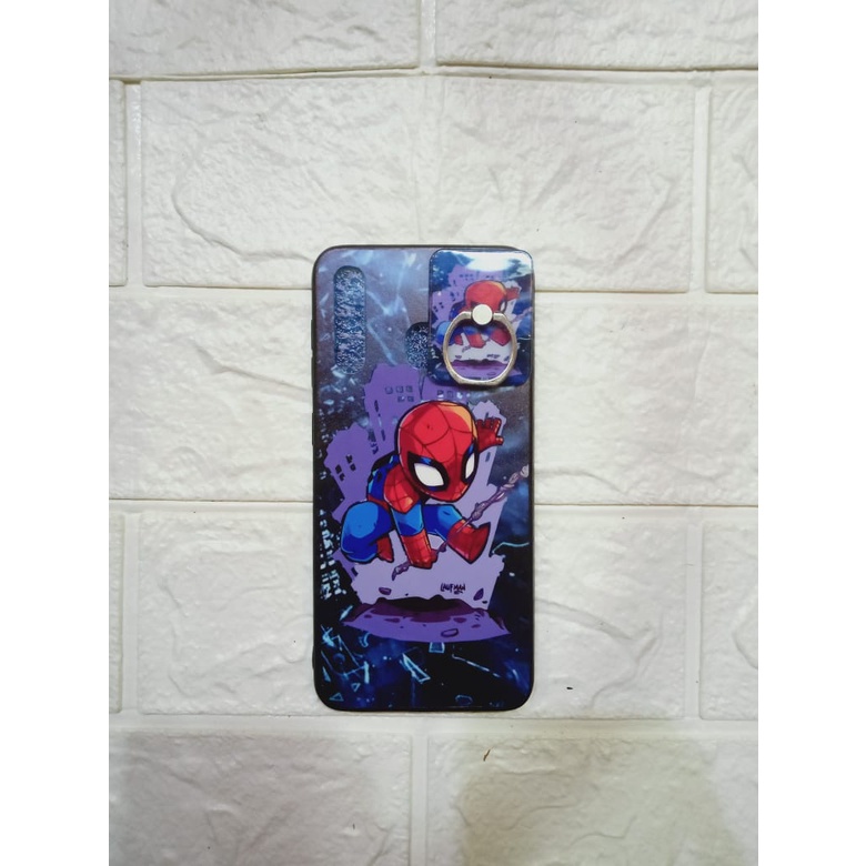 Case Handphone Xiaomi A20+Iring Motif kartun Spiderman, Thor, Ironman, Hulk, Deadpool realpict