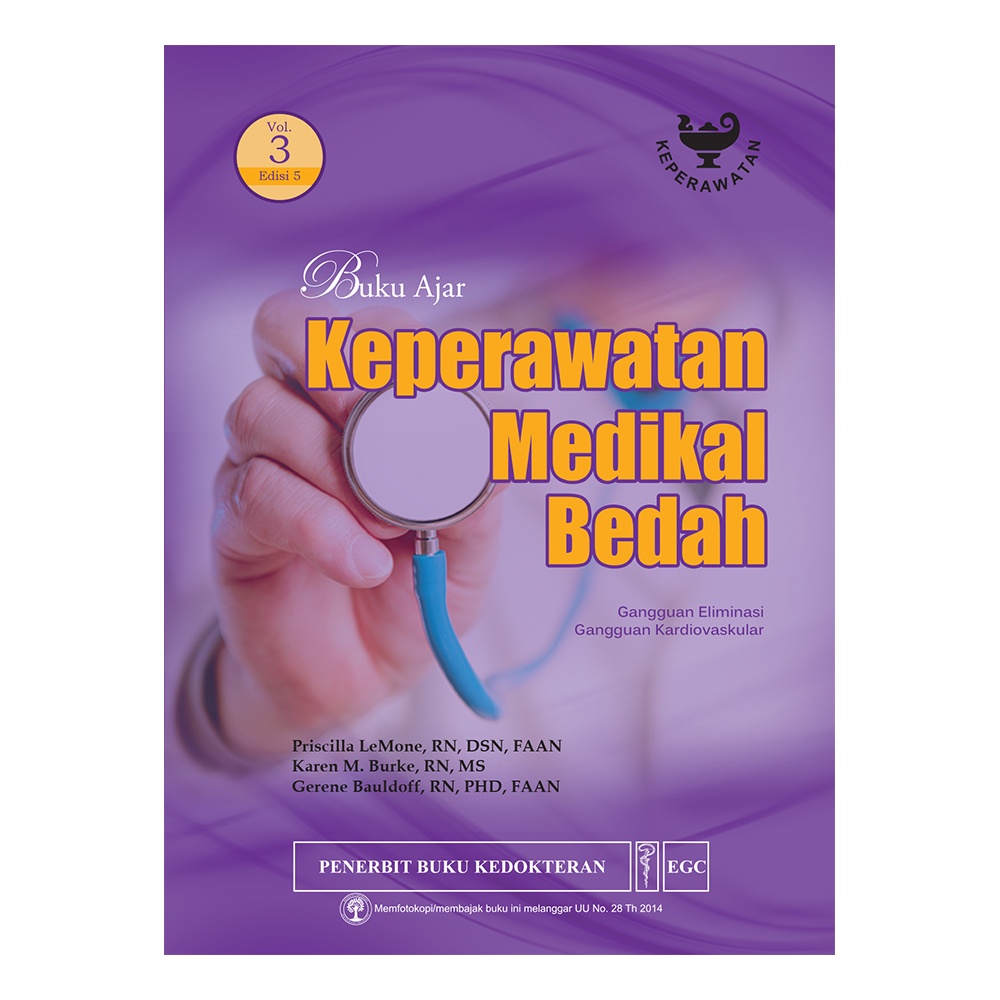 EGC KEPERAWATAN Buku Ajar Keperawatan Medikal Bedah Vol. 3 Edisi 5