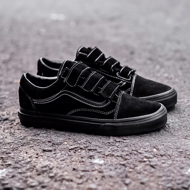 Vans Old Skool Velcro All Black