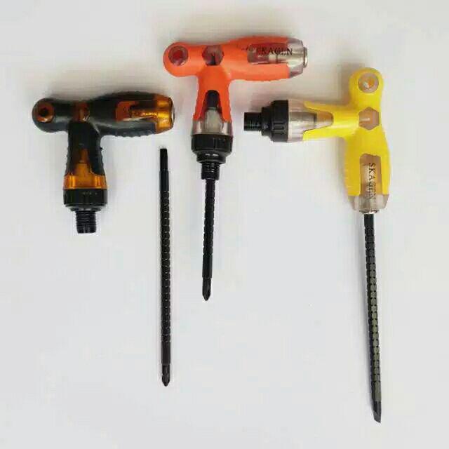 Obeng Bolak Balik Adjustable T Pistol Skagen