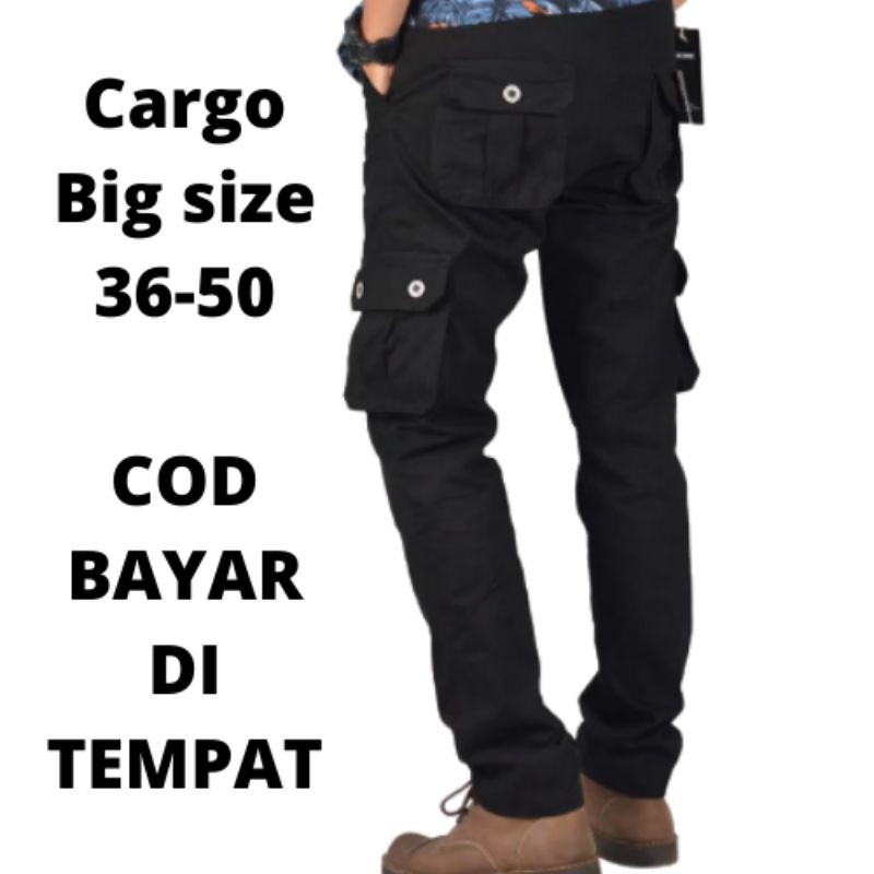 [CELANA_STORE] Celana Panjang Pria/Celana Pria Big Size 36-50/celana cargo jumbo/celana pria jumbo