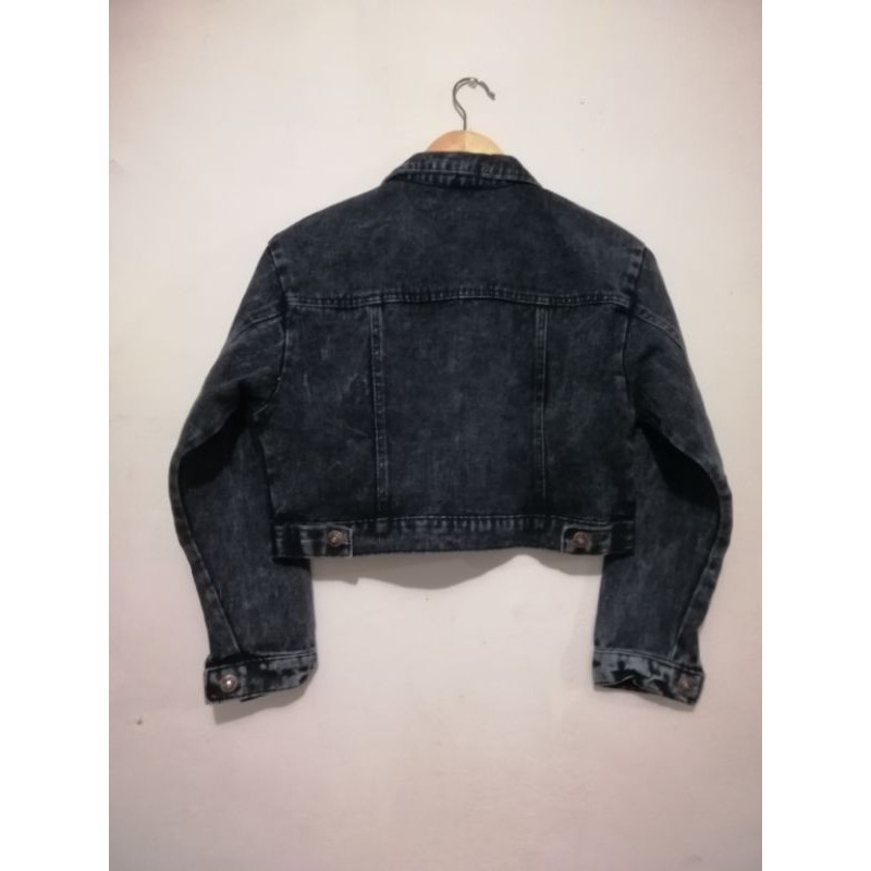 BISA COD JAKET JEANS CROP RAWIS BESTBSELLER