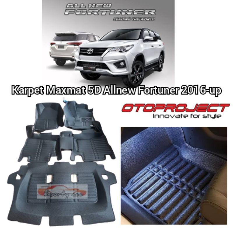 Karpet mobil maxmat 5D allnew fortuner