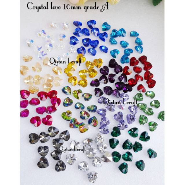 Crystal 10mm mix 144pcs