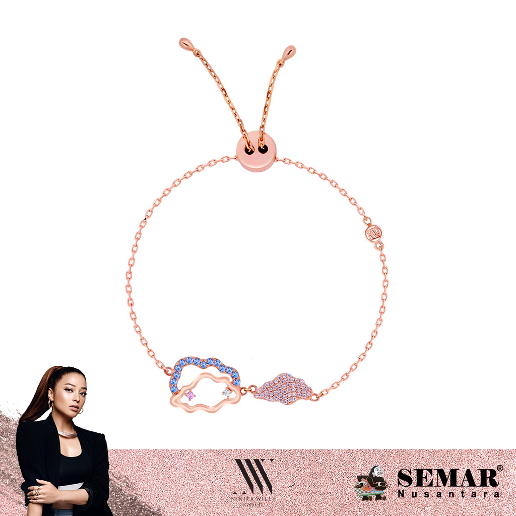 Nikita Willy Gold Gelang Emas Dreamy - Bracelet 17K Semar Nusantara