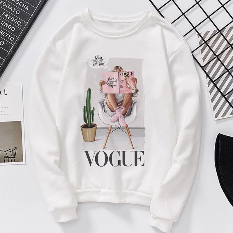 Bess - Sweater Murah Wanita / Sweater Lengan Panjang VOGUE3