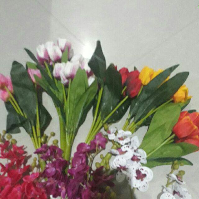Bunga Tulip (bt0940)-bunga Meja - Bunga Hias - Bunga Dekor