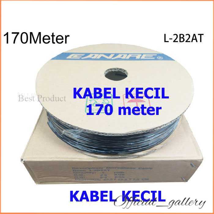 Kabel Mic Stereo kecil Canare L-2B2AT / kabel canare 1 roll 170m