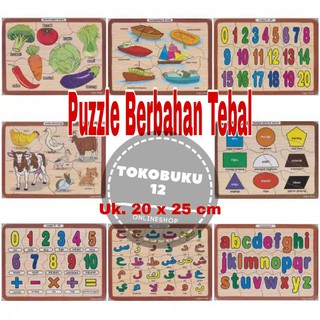 PUZZLE Kayu MDF Mainan Edukasi Anak LINGKAR MEDIA