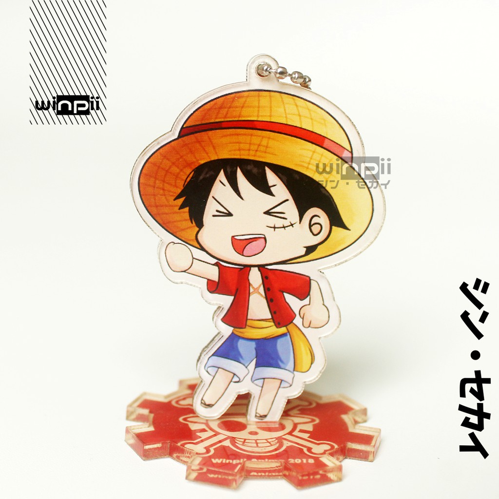 Standee Keychain Akrilik Luffy Anime One Piece