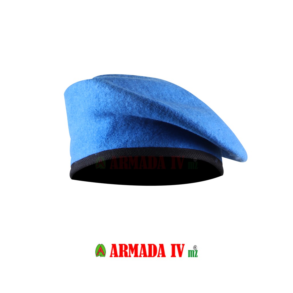 Baret Camel PROVOS POLRI Polisi Biru Muda