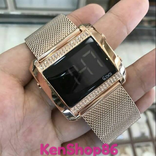 JAM TANGAN WANITA / CEWEK ALEXANDER CHRISTIE AC 9223 GOLD