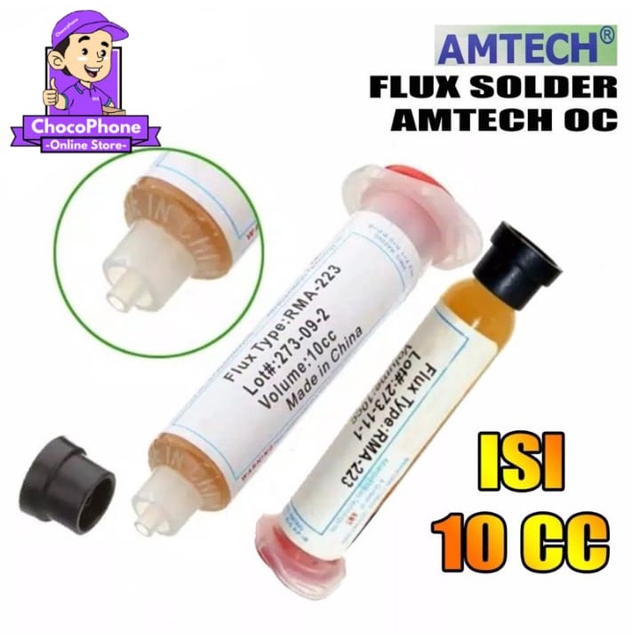 Jual Flux Pasta Solder Amtech RMA-223 OC Minyak Solder | Shopee Indonesia