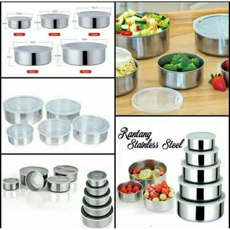 Rantang Stainless Steel / Rantang Fresh Box / Rantang Susun 5