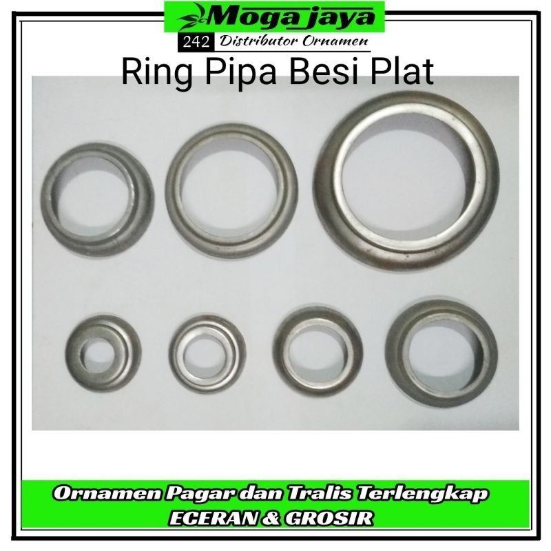 ring pipa ornamen pagar besi tempa