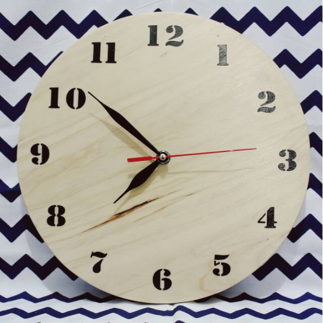 Jam dinding kayu jati belanda