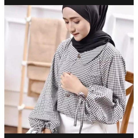 baju atasan wanita kemeja & blouse terbaru/atasan kemeja wanita kekinian/baju atasan viral tiktok/pa