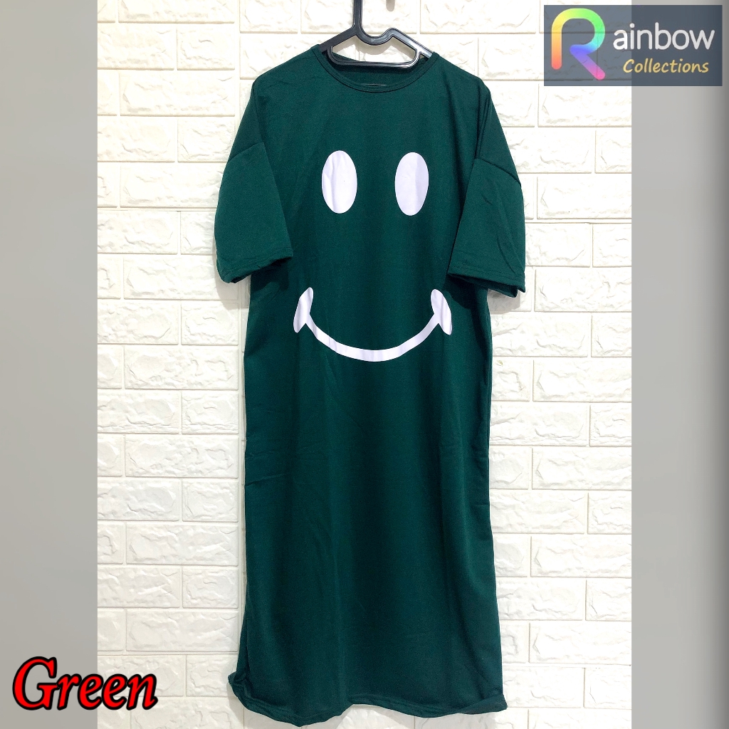 LONG DRESS JUMBO wanita CERIA CERIA SMILE / konveksi murah tanah abang