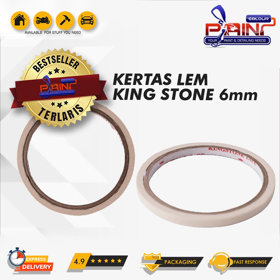 Masking Tape | Lakban Kertas | Kertas Lem 6mm