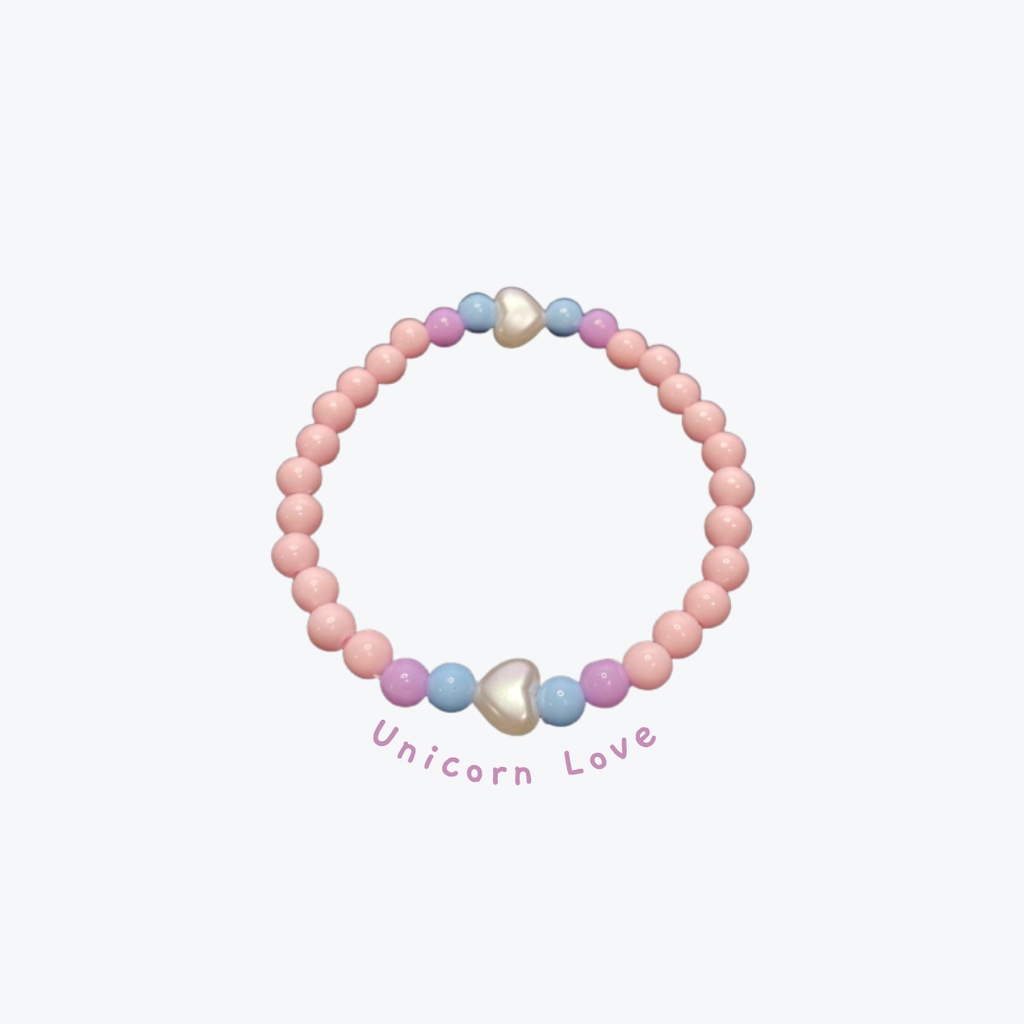 gelang manik manik | beads bracelet | gelang korea | gelang murah | love series