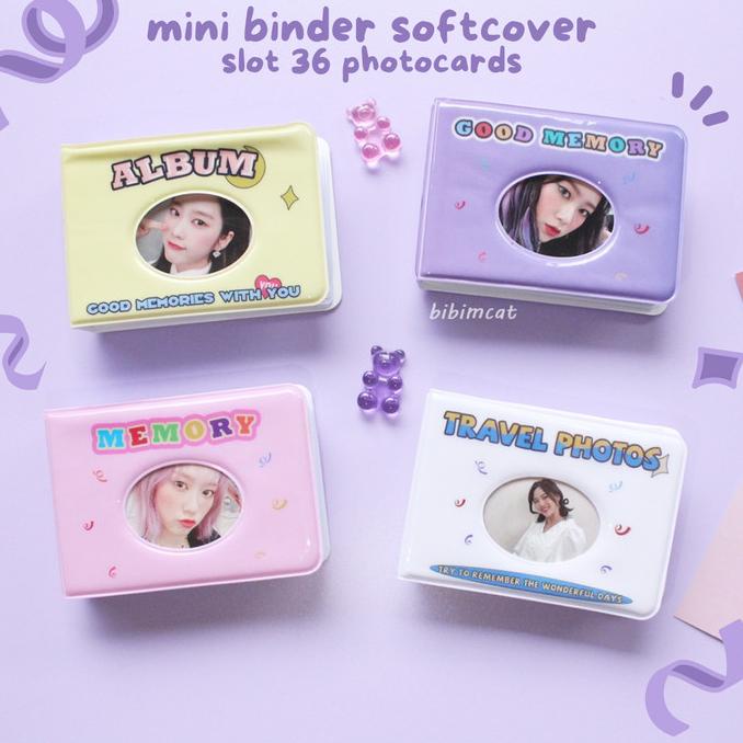 

BISA BAYAR DITEMPAT Mini Binder Photocard Soft Cover Slot 36 PC / Tempat Penyimpanan Kartu TERBAIK Kode 380