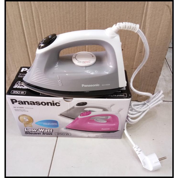 Setrika Uap Panasonic Ni-V100N - Abu-Abu Muda