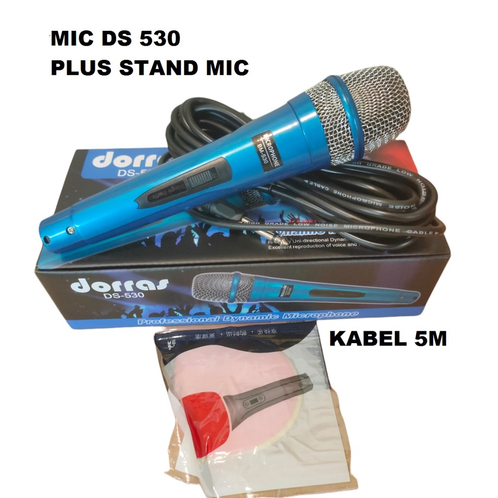 Microphone Murah Berkualitas / Mic Murah Dengab Stand Mic