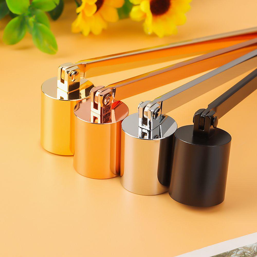 Populer Candle Snuffer Extinguisher Praktis Gagang Panjang Bentuk Silinder Scented Candle Extinguisher
