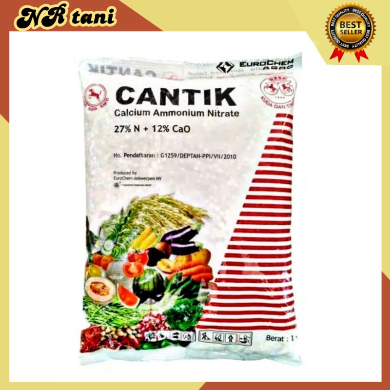 PUPUK KALSIUM NITRAT CANTIK 1KG/ PUPUK CANTIK CALSIUM/ PUPUK NPK CANTIK/ NPK PAK TANI/ PUPUK TANAMAN