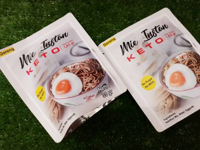 

Mie goreng instan keto sehat tanpa tepung