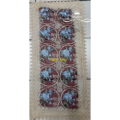 Taplak Meja Tamu Bordir Renda