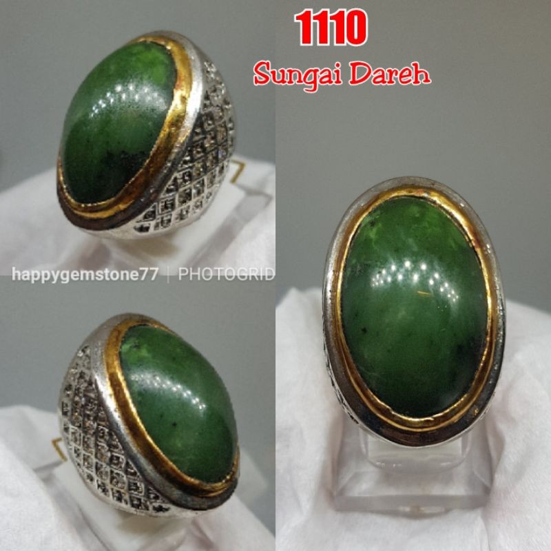 HAPPYGEMS77, BATU CINCIN SUNGAI DAREH RING PERAK ASLI