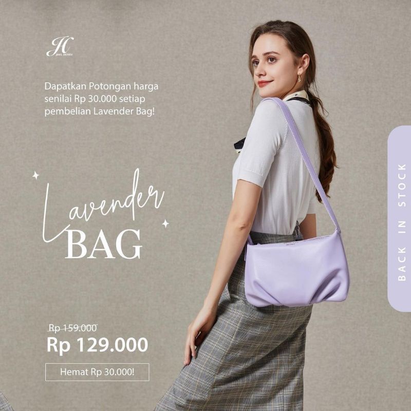 JIMS HONEY TAS WANITA LAVENDER BAG