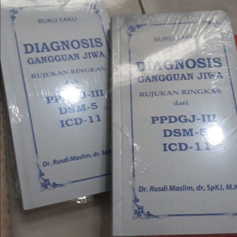 Original Buku PPDGJ III ICD XI dan DSM 5