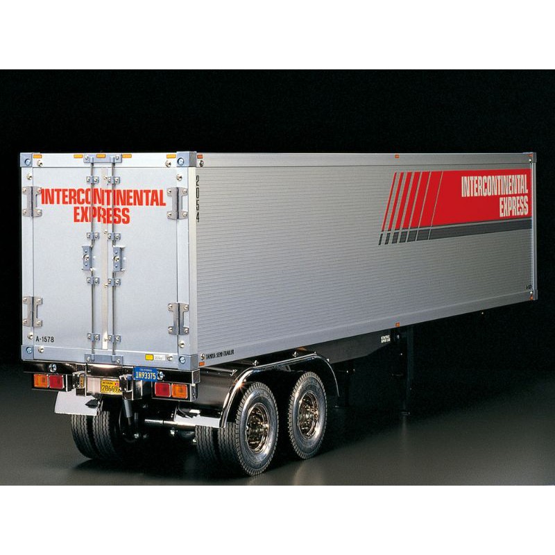 56302 Tamiya 1/14 Electric RC Big Truck Series Trailer Truck Panel Van Semi-Trailer